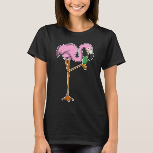 Flamingo Popsicle T_Shirt