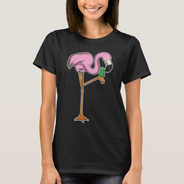 Flamingo Popsicle T-Shirt (Front)
