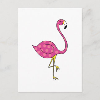 flamingo postcard