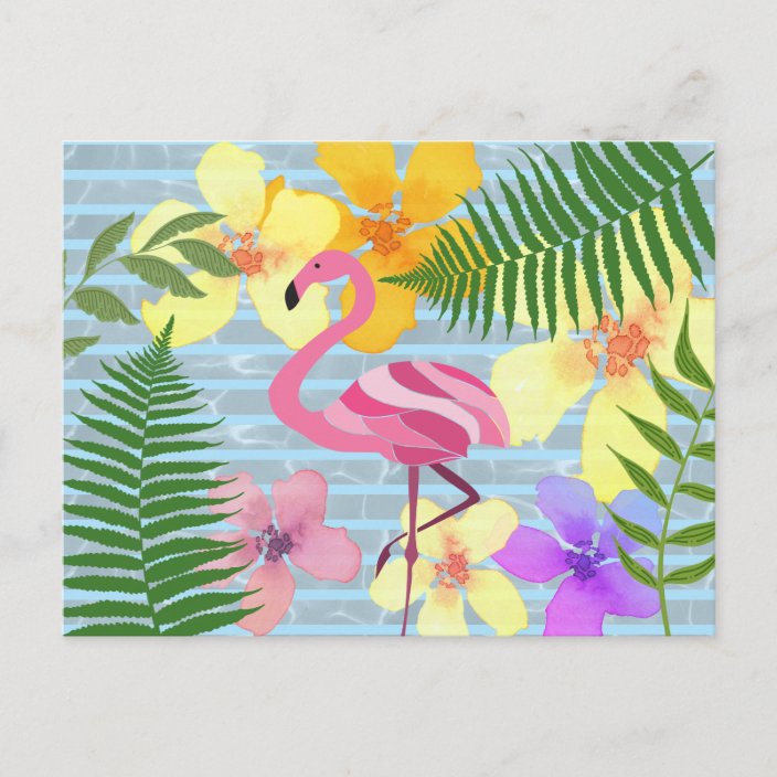 Flamingo Postcard | Zazzle.com