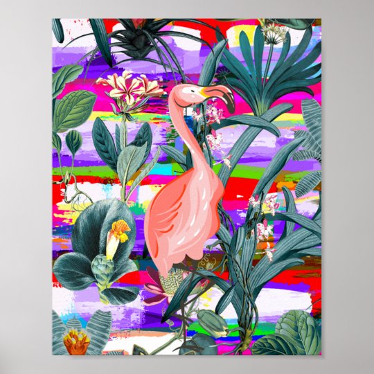 Flamingo Poster | Zazzle.com