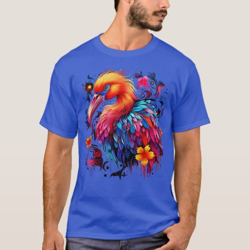 Flamingo Rainbow T_Shirt