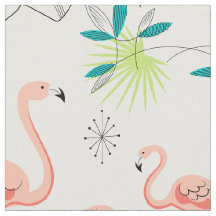 Flamingo-rama fabric