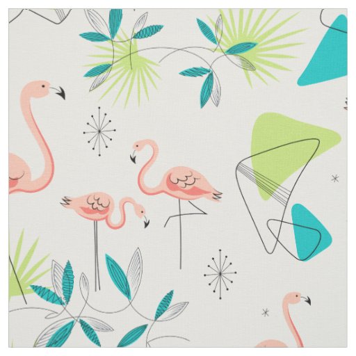 Flamingo-rama fabric