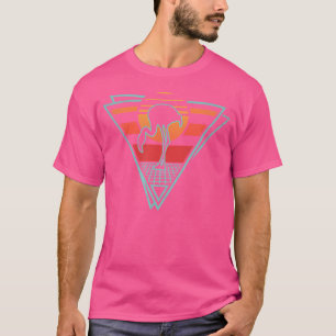 Flamingo Retro 80S Edm Synthwave Gift T-Shirt