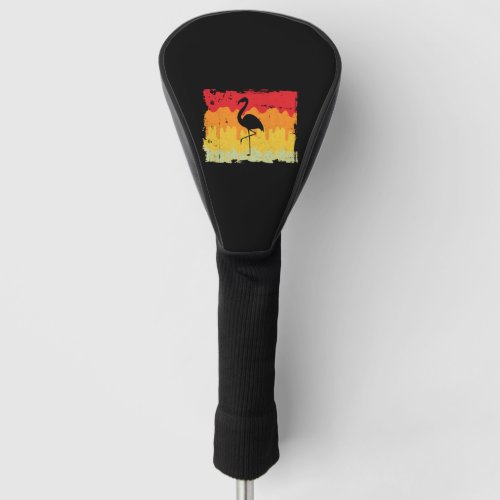 flamingo retro    golf head cover