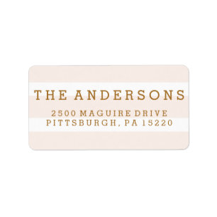 FLAMINGO RETURN ADDRESS LABEL