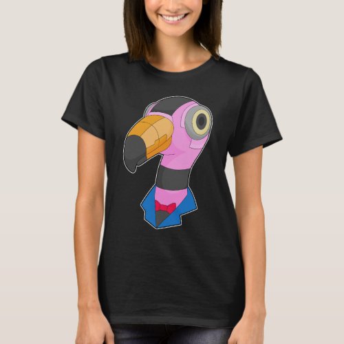 Flamingo Robot T_Shirt