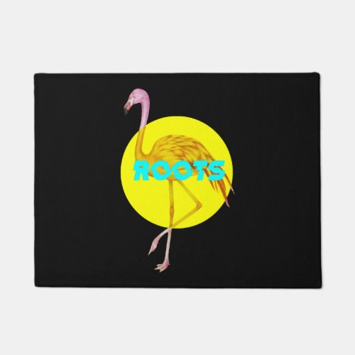 Flamingo Roots Doormat