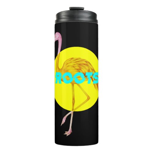 Flamingo Roots Thermal Tumbler