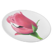 Flamingo Rose Plate (Right Side)