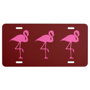 Flamingo Row License Plate