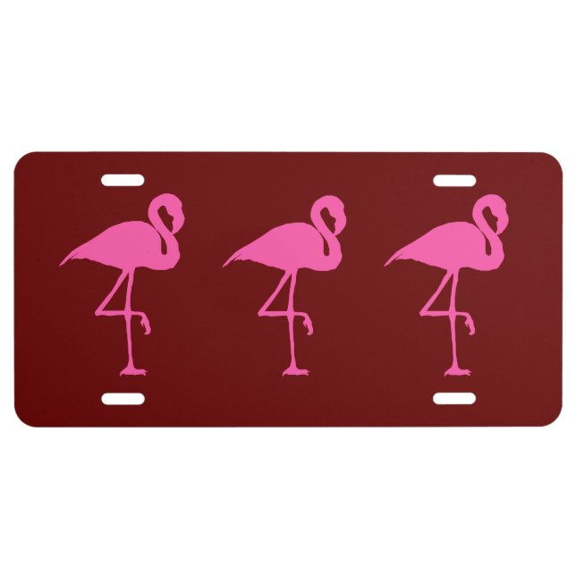 Flamingo Row License Plate (Front)