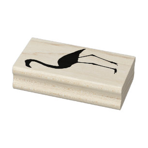 Flamingo Rubber Stamp