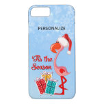 Flamingo Santa Christmas Custom iPhone 8/7 Case