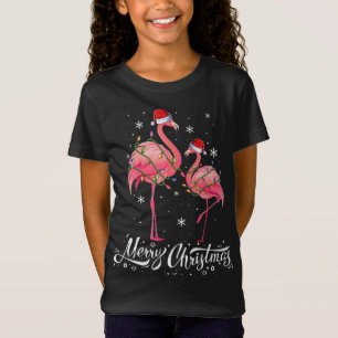 Flamingo Santa Light Christmas Sweater Flamingo Ch