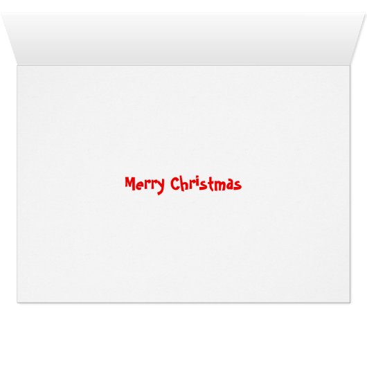 Flamingo Santas Pink Merry Christmas horizontal (Inside Horizontal (Bottom))