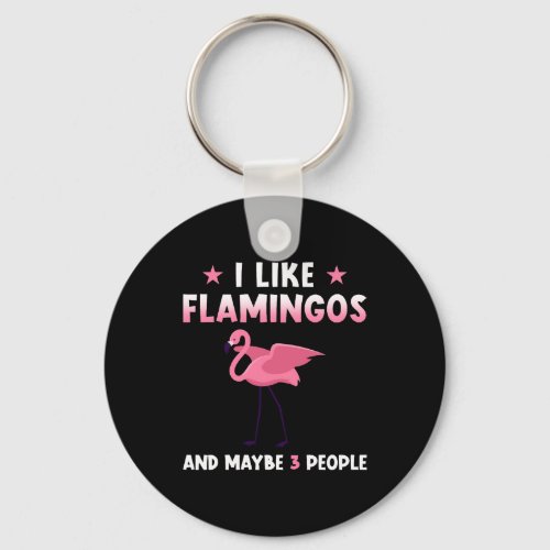 Flamingo Saying Funny Keychain