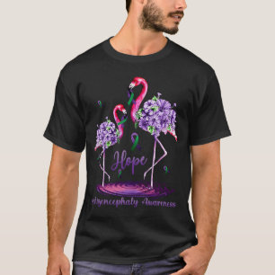 Flamingo Schizencephaly Awareness T-Shirt