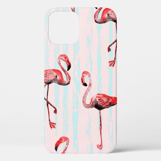 Flamingo seamless pattern Case-Mate iPhone case (Back)