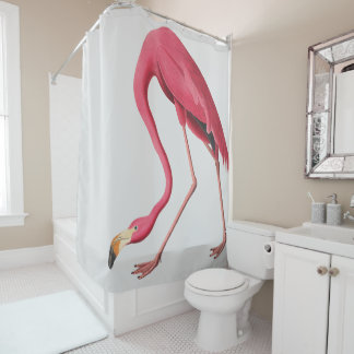 Flamingo shower curtain