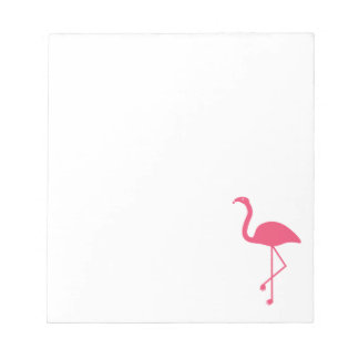 Flamingo Silhouette Pink Notepad