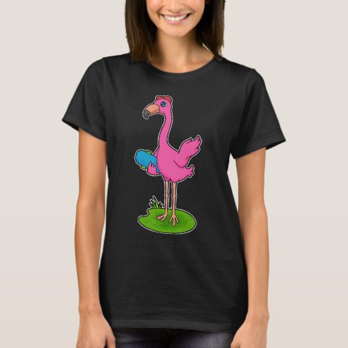 Flamingo Skater Skateboard T_Shirt