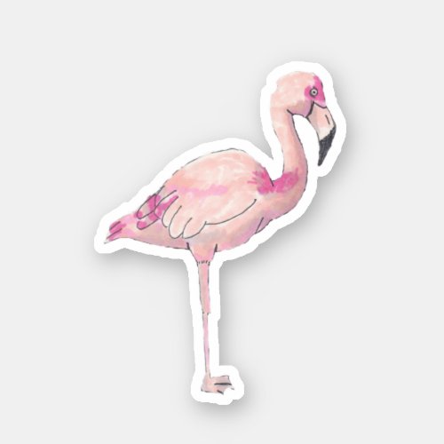 Flamingo small Vinyl Sticker