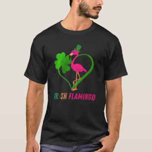 Flamingo St Patrick S Day  Funny St Pattys Day 202 T-Shirt