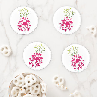 Flamingo Stone Coaster| Lover Stone Coaster Set