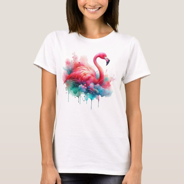 Flamingo Sublimation-95158 T-Shirt (Front)