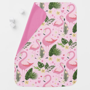 Flamingo Summer Collection One Design 8 Baby Blanket