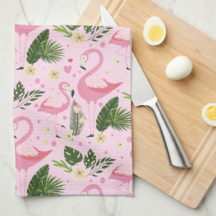 Flamingo Summer Collection One Design 8 Kitchen Towel