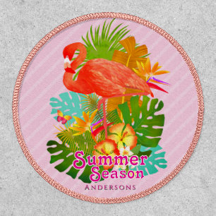 Flamingo Summer Pink Patch