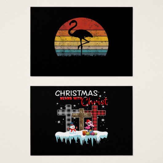 Flamingo Sunset Flamingo Gift (Front & Back)