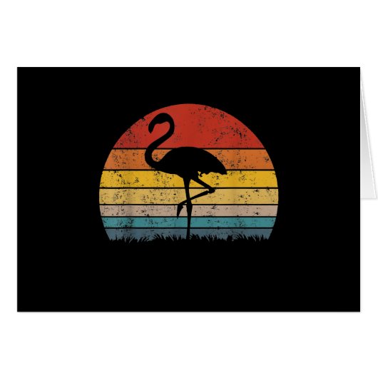 Flamingo Sunset Flamingo Gift Cards (Front Horizontal)
