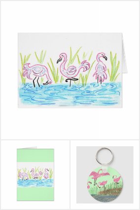 Flamingo Swamp by EelKat