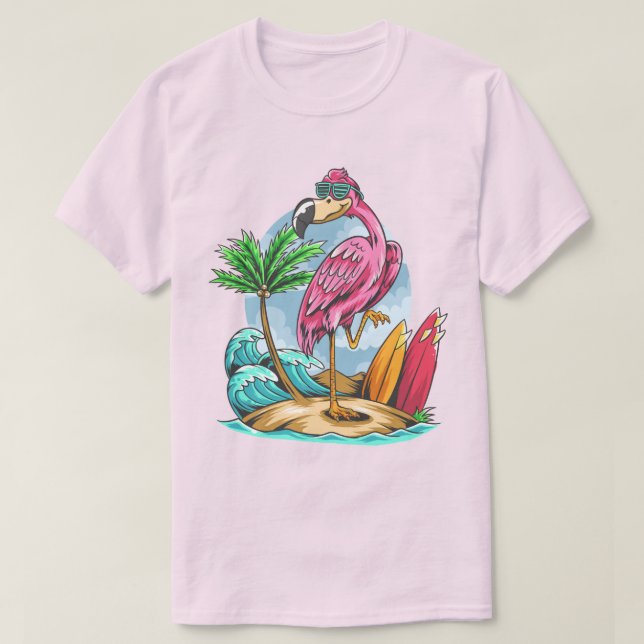 Flamingo  T-Shirt (Design Front)