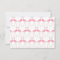 Flamingo Thank You Card | Zazzle