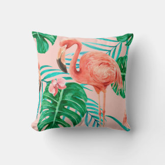 Flamingo Throw Pillow