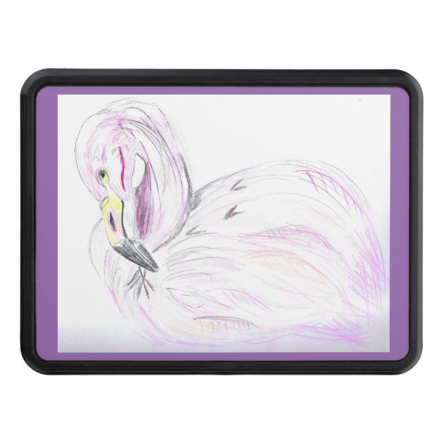 Flamingo Tow Hitch Cover (Front)