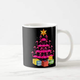 Flamingo Tree Funny Ugly Christmas Coffee Mug