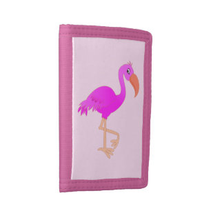 Flamingo Trifold Wallet