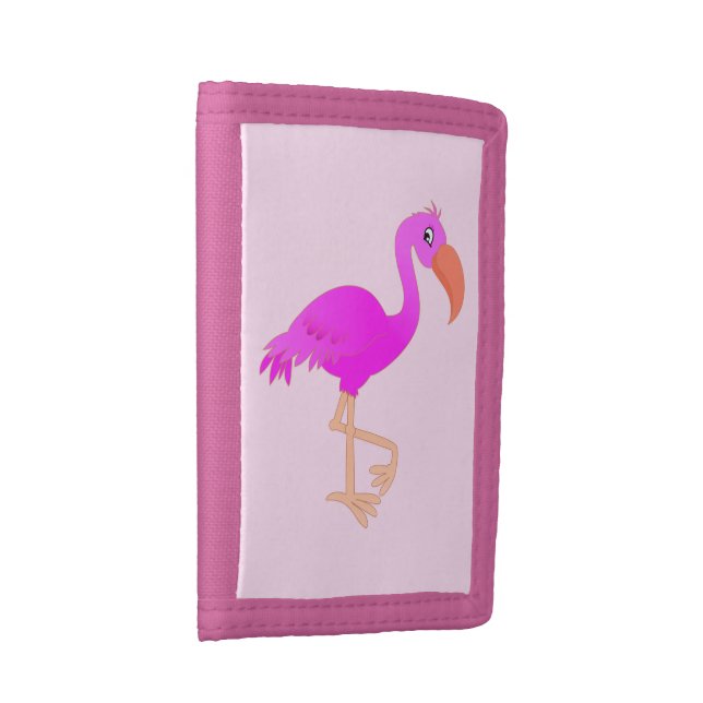 Flamingo Trifold Wallet (Side)
