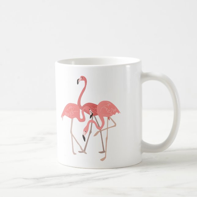 Flamingo Trio Coffee Mug (Right)
