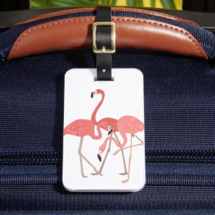 Flamingo Trio Luggage Tag