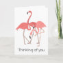 Flamingo Trio Thinking of You Card