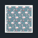 Flamingo Tropical Christmas Napkins<br><div class="desc">Flamingo Tropical Christmas Napkin</div>