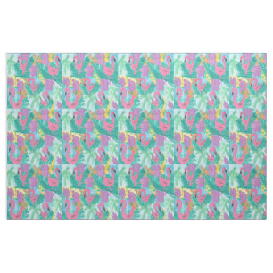 Flamingo Tropical Jungle Fabric