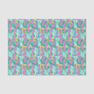 Flamingo Tropical Jungle Print Tissue Paper